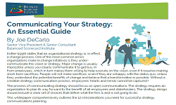 Communicating Your Strategy: An Essential Guide