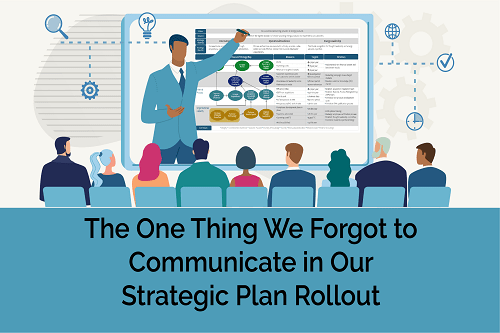 communicate during the strategic plan