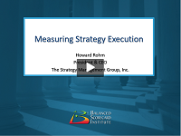 Measuring Strategy Execution