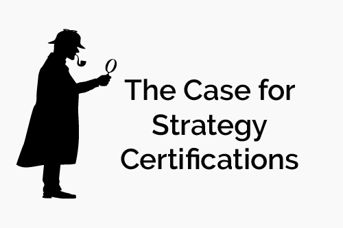 Strategy Certification