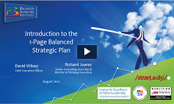 Introduction to the 1-Page Balanced Strategic Plan