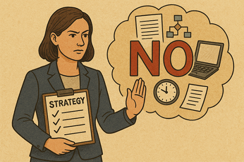 The Strategic Power of Saying “No, Not Now”